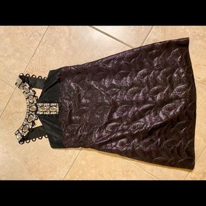 Arden B shimmer cocktail dress